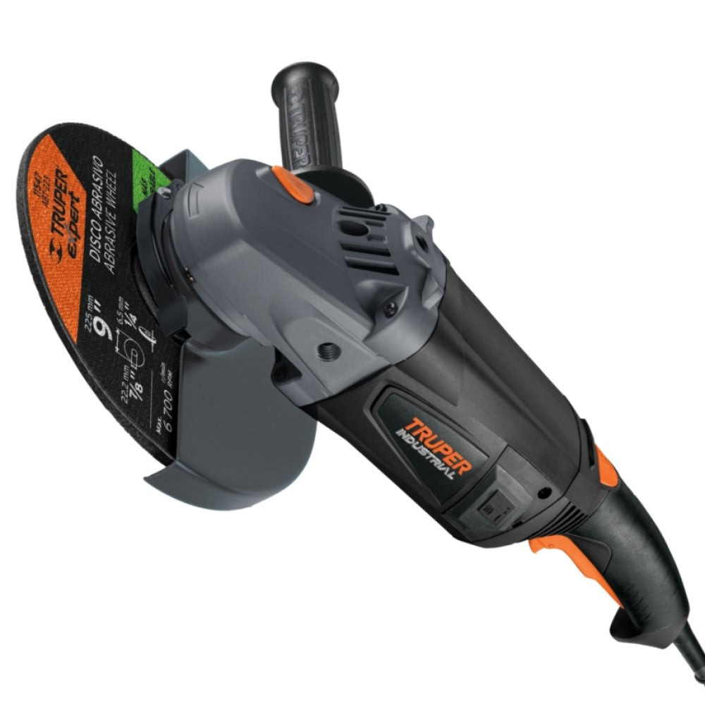 ESMERILADORA ANGULAR 9" 2350 W INDUSTRIAL TRUPER