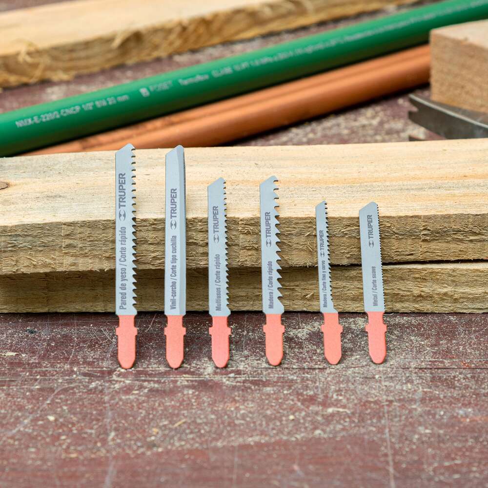 JUEGO 16 SEGUETAS ZANCO "T" JSCA-16-T 16705 TRUPER