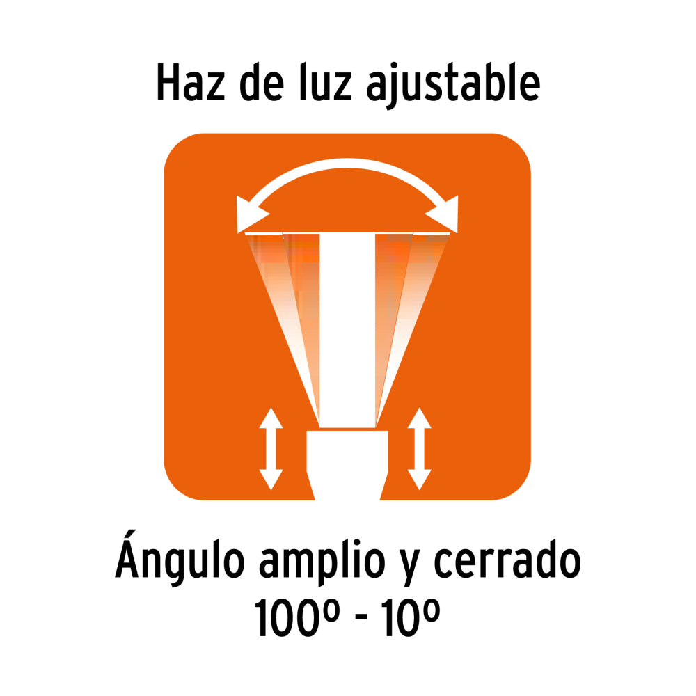 LINTERNA LED RECARGABLE DE ALUMINIO 670 LM