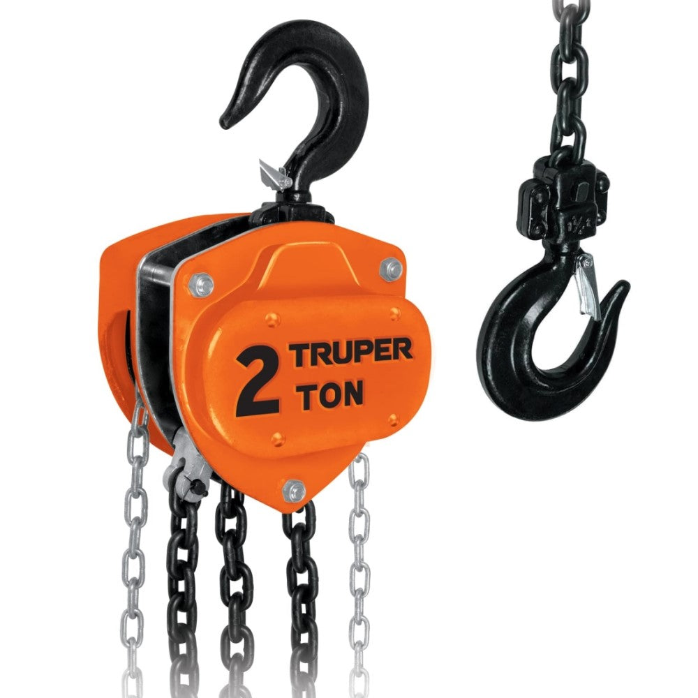 POLIPASTO DE CADENA DE 2 TON TRUPER