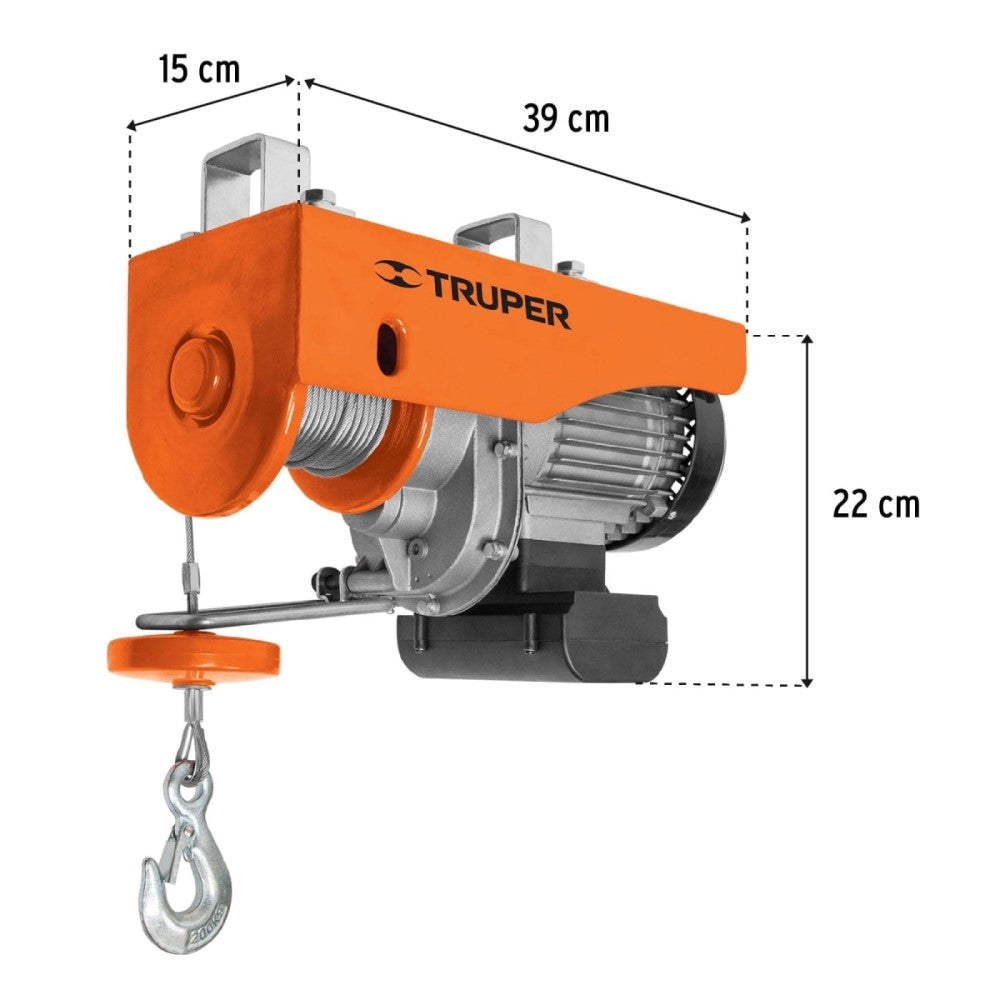 POLIPASTO ELECTRICO DE 400 KG TRUPER
