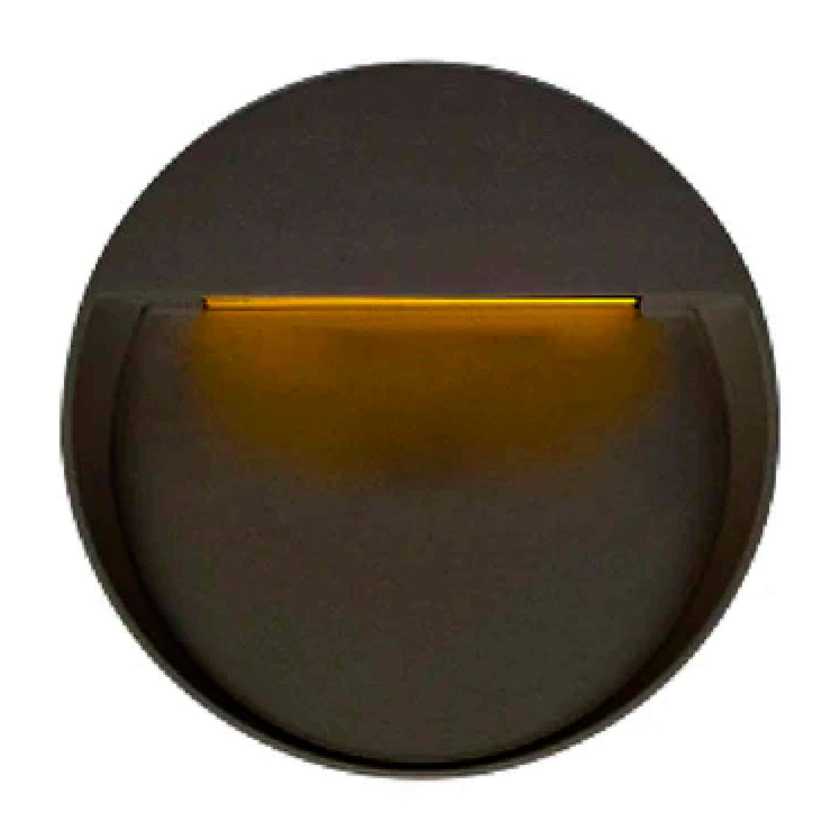 LUZ DE CORTESIA LED SOBREP. MURO 16W/127V. 3000K ALUM. NEGRO HUNOR II ***TECNOLITE HAE***