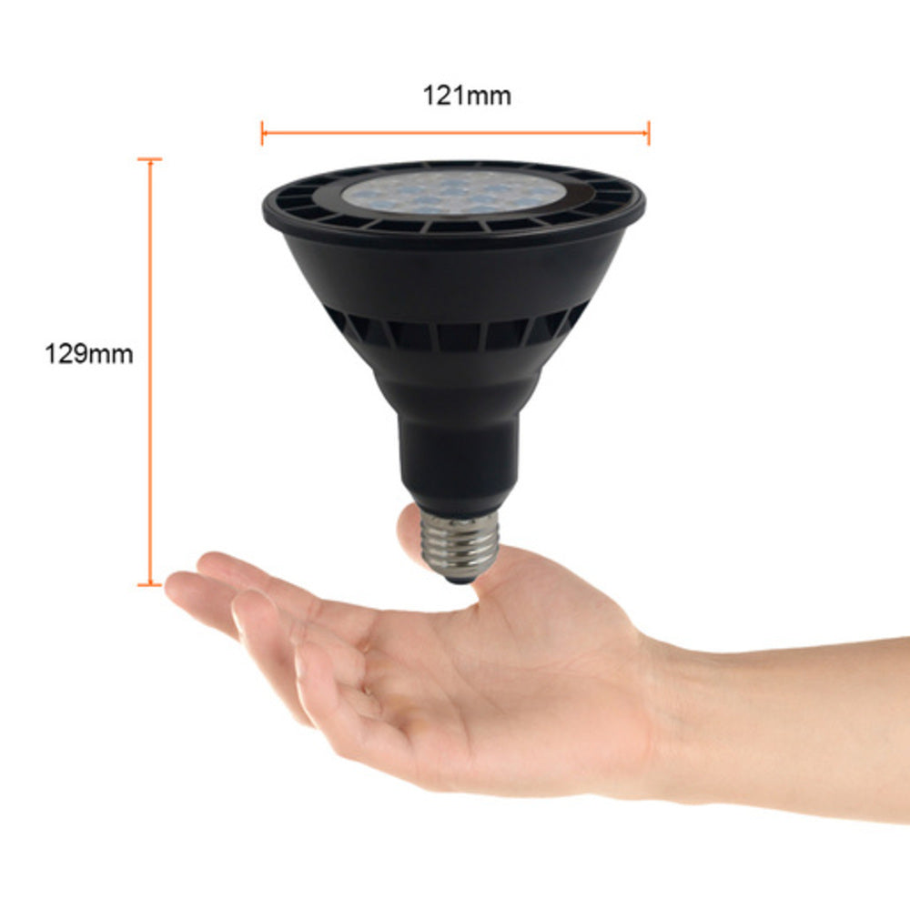 FOCO PAR38 LED 16 W LUZ DE LUNA COLOR VERDE BASE E27 IP65 NO ATENUABLE