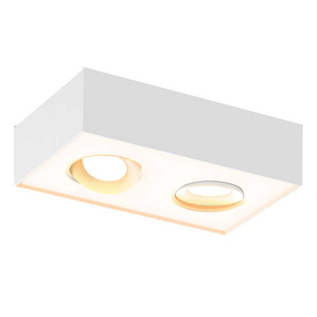 LAMPARA SPOT LED SOBREPONER 16W LUZ CALIDA BRILLANTE IRC90 DISE?O DIRIGIBLE GIROSCOPIO NO ATENUABLE BCO