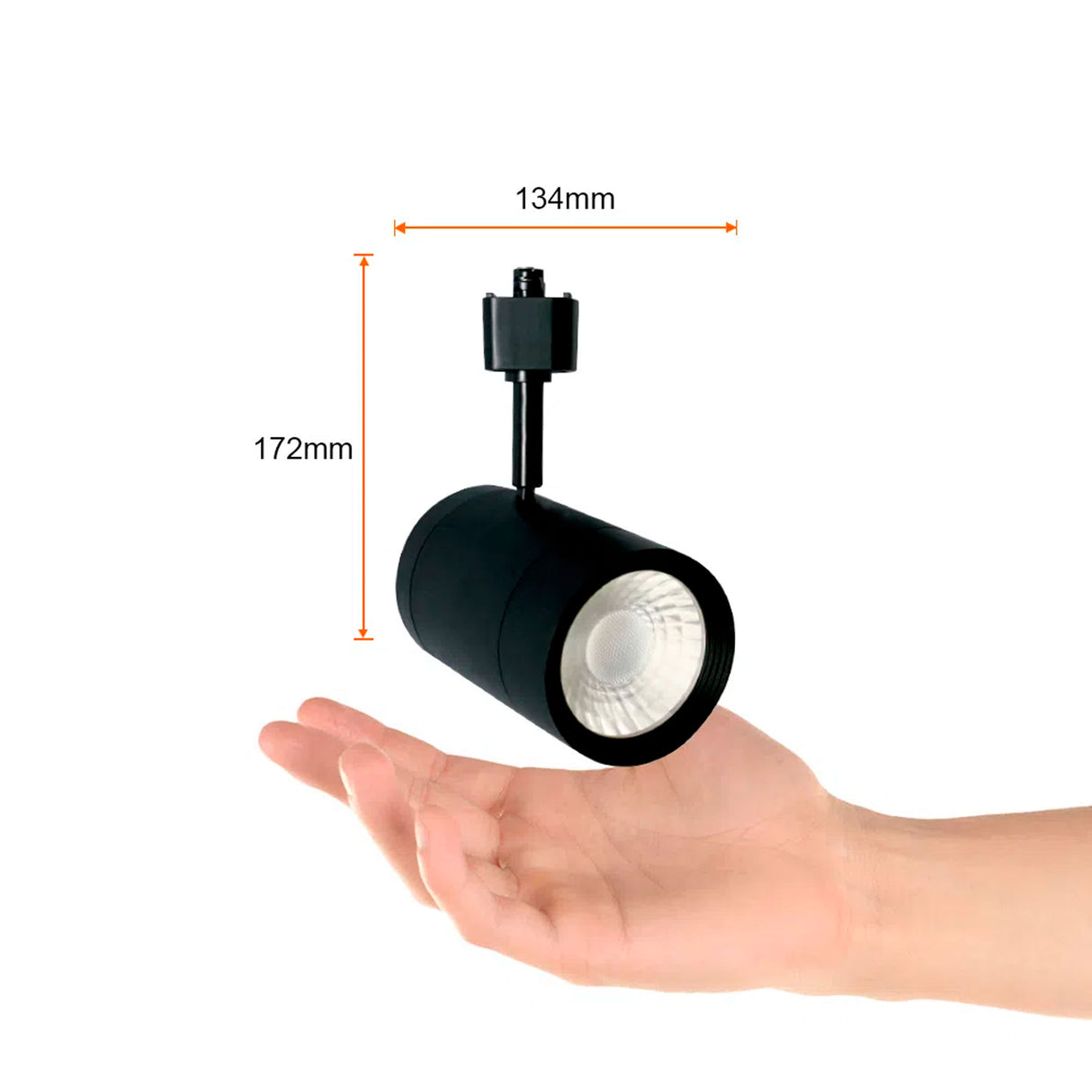 LAMPARA DE INTERIOR SPOT LED PARA RIEL 16 W LUZ CALIDA BRILLANTE 16YSNLED018MV30N