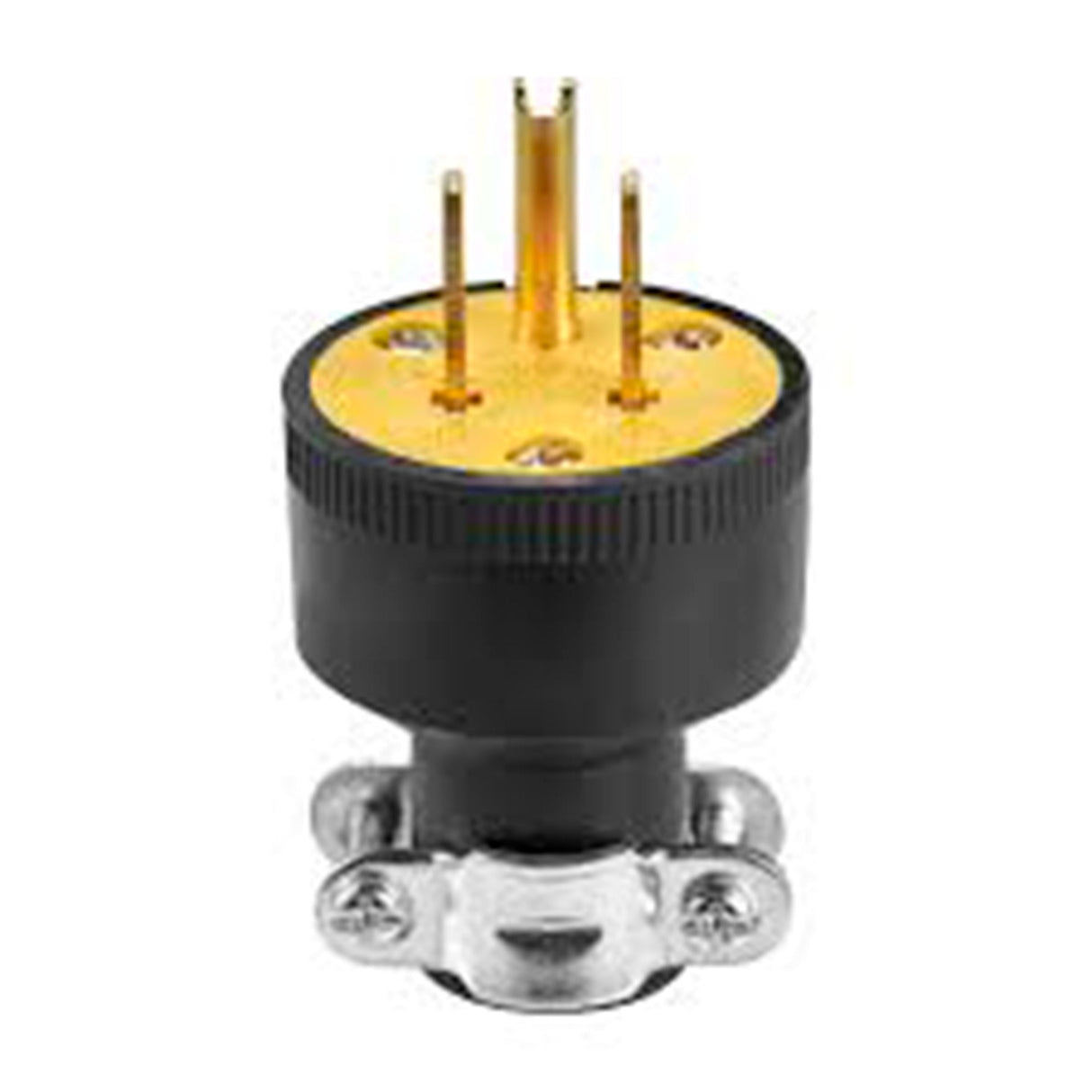 CLAVIJA HULE C/ABRAZ. ENTRADA RECTA NEGRA 2F-3H 15A/125V. NEMA 5-15 1709-BOX *** OFRECER 46207 O LEV103 O SC-1709 ***