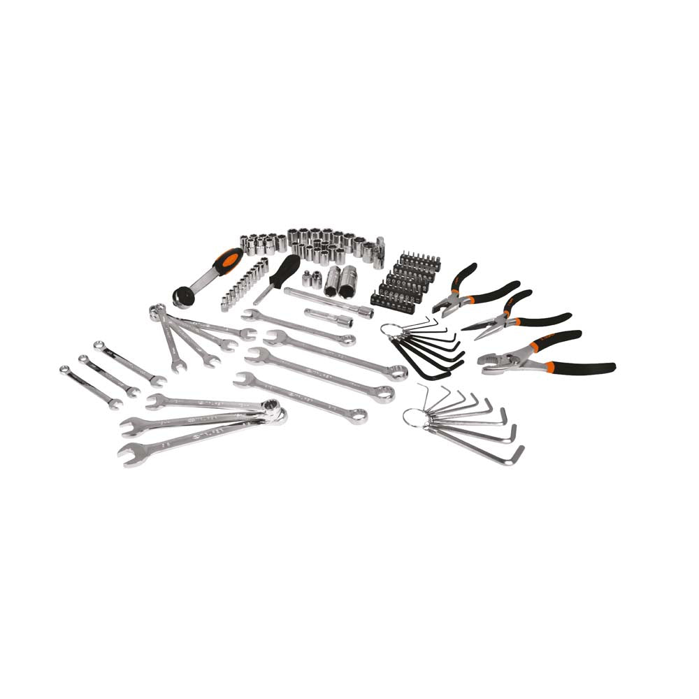 ESTUCHE PLASTICO JGO 119 PZAS. (DADOS-PINZAS-LLAVES) 17090 SET-124 TRUPER MECANICA