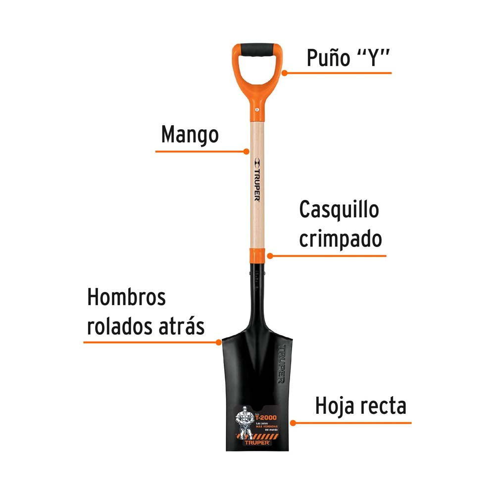 PALA ESACARRAMAN MANGO CORTO