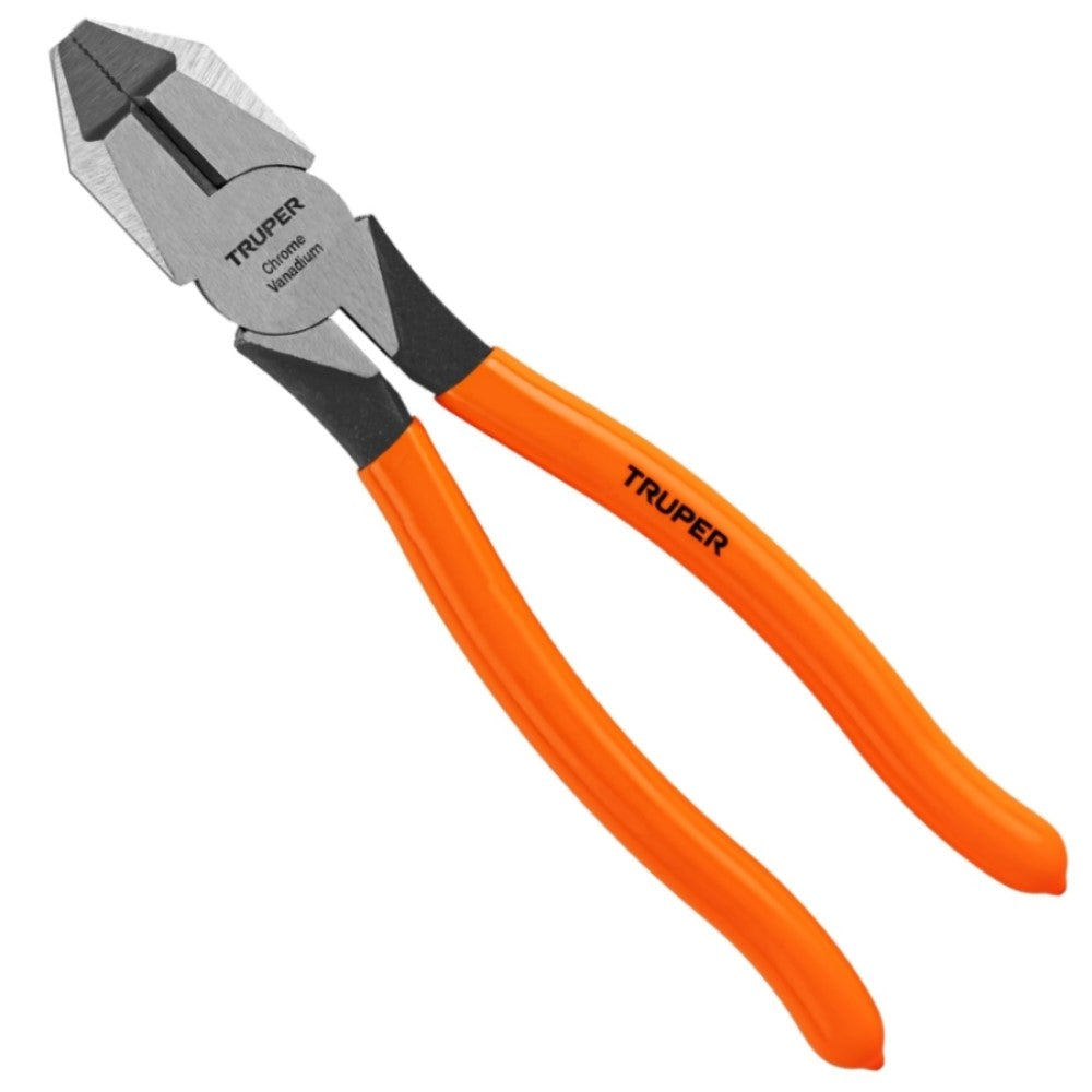 PINZA ELECTRICISTA 8" MANGO VINIL T201-8 TRUPER HERRAMIENTAS