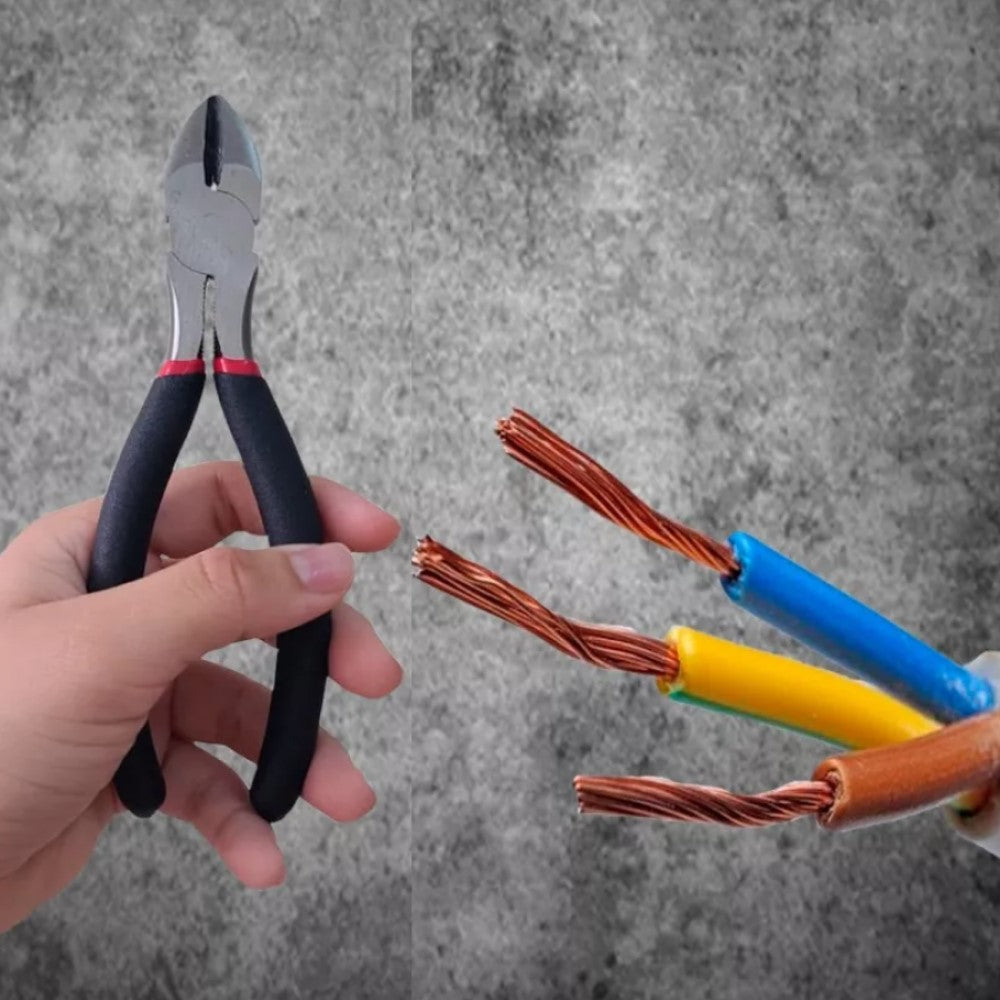 PINZA DE CORTE DIAGONAL 7" MANGO DE PVC TRUPER T202-7