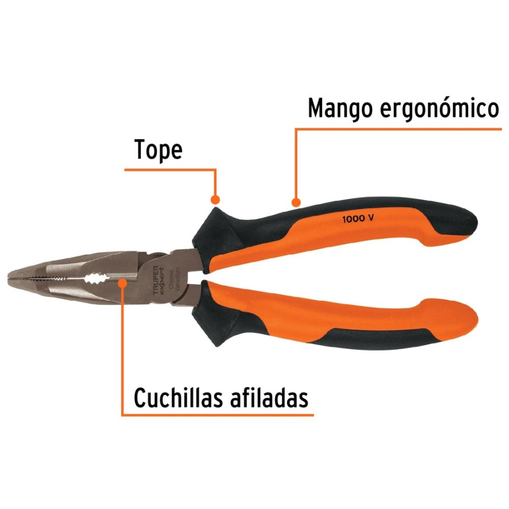 PINZA PUNTA CURVA 6" (15CMS.) COMFORT GRIP T302-6X 17337 TRUPER