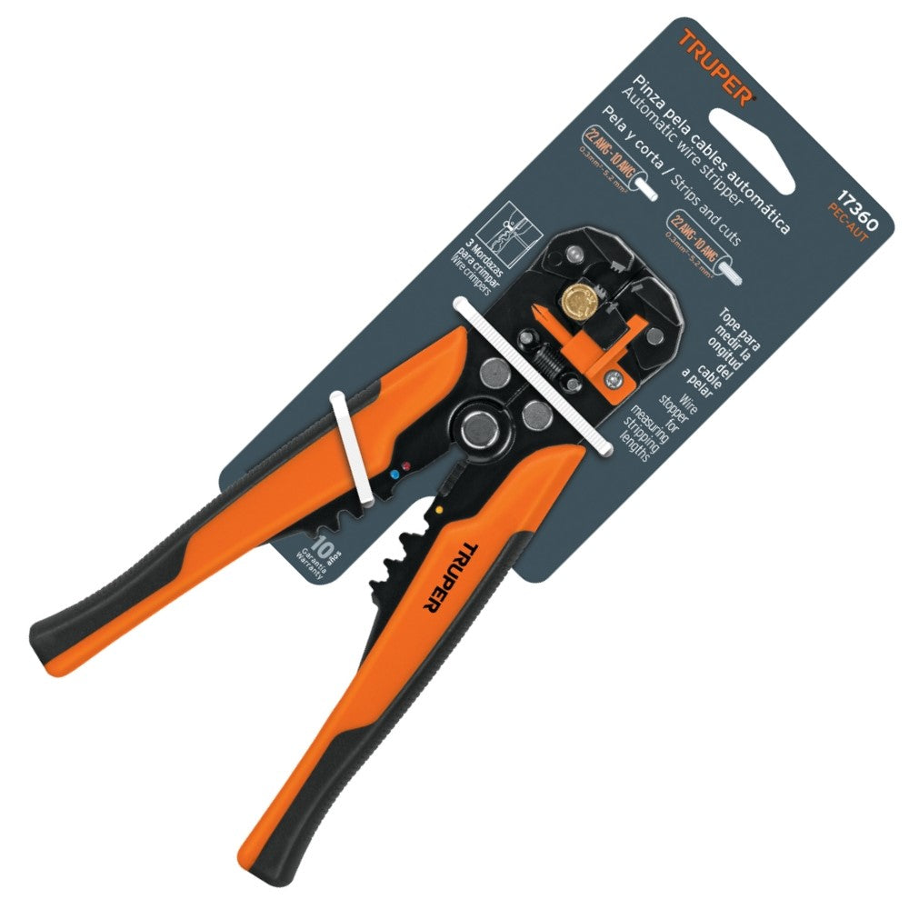 PINZAS PELACABLE AUTOM. 8 17360 PEC AUT MCA TRUPER