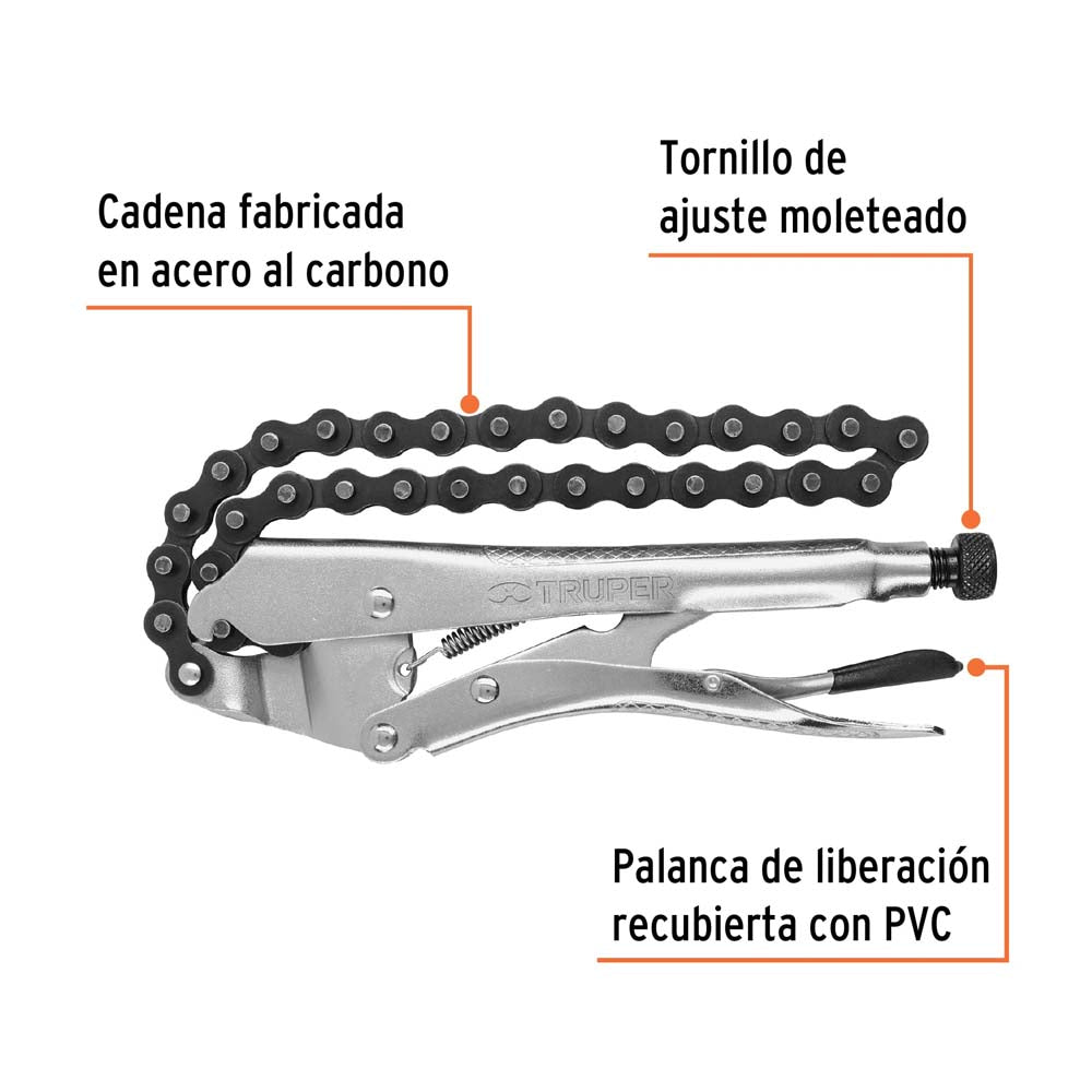 PINZA DE PRESION DE CADENA MCA TRUPER MECANICA