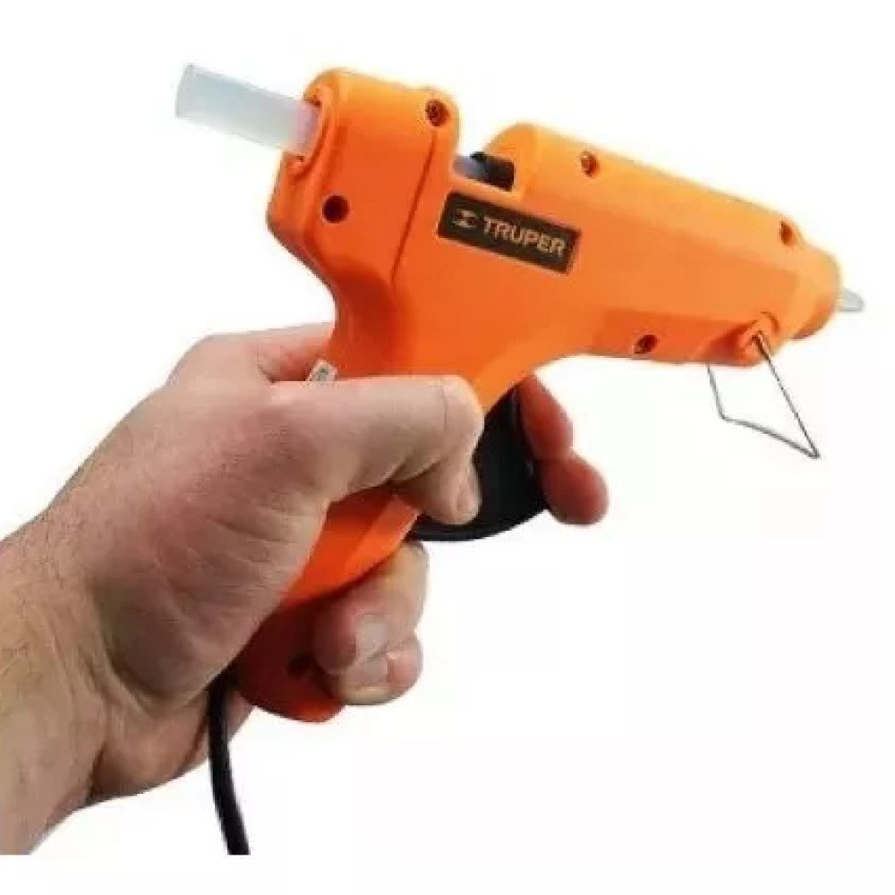 PISTOLA ELECTRICA DE SILICON 25W INCLUYE 2 BARRAS TRUPER