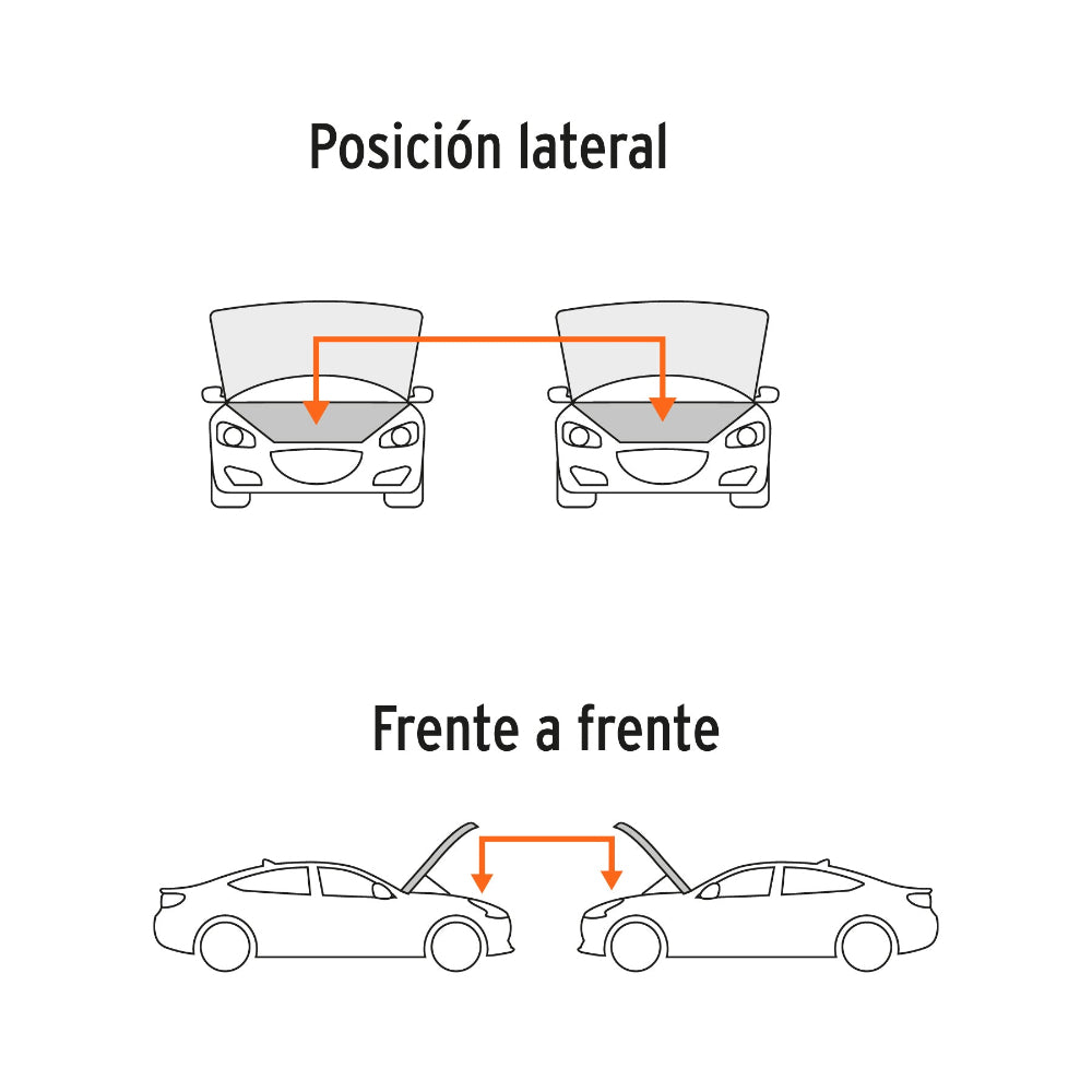 CABLES PASA CORRIENTE CAL. 8 AWG (8MM2) 3 MTS. 225A. C/FUNDA CAP-3008T 17543 TRUPER