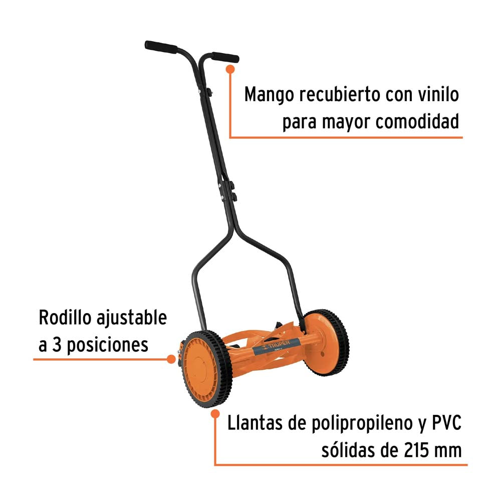 PODADORA MANUAL 14" DE CORTE TRUPER