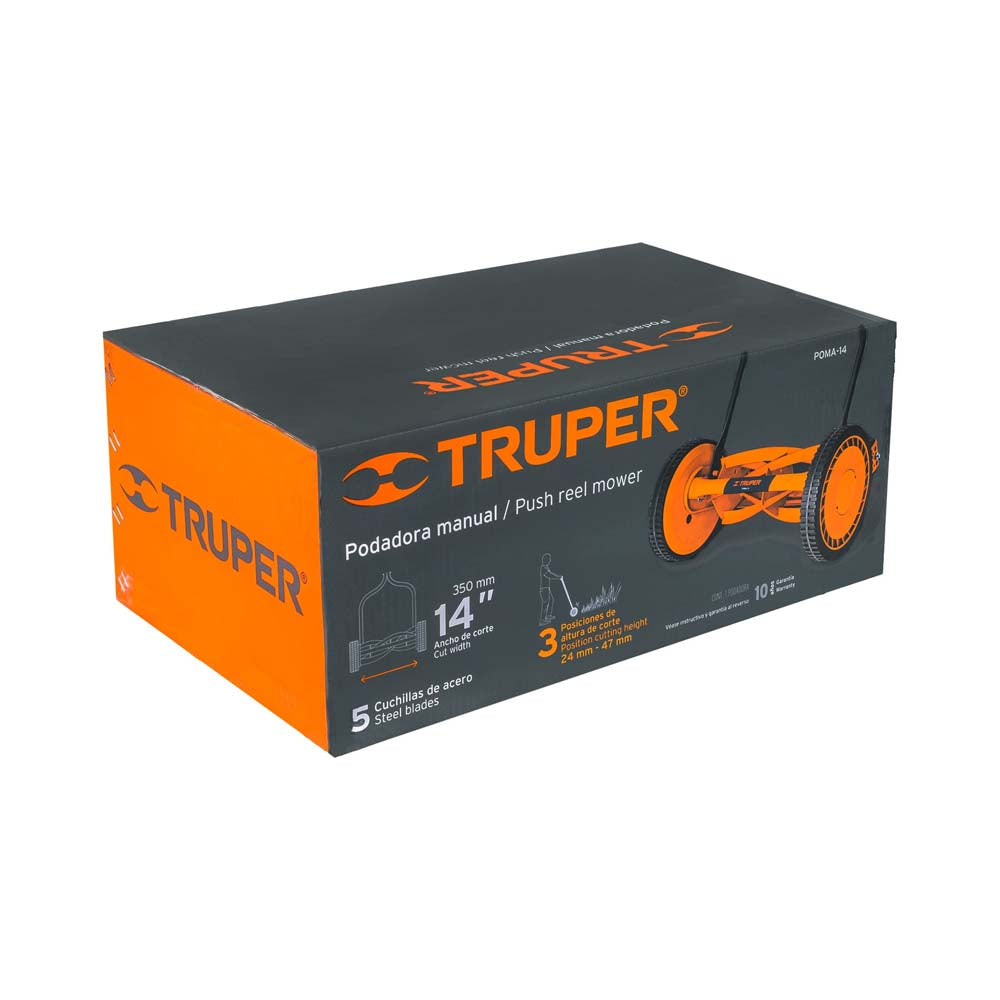 PODADORA MANUAL 14" DE CORTE TRUPER