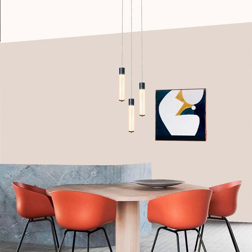 LAMPARA COLGANTE LED ACRILICO 1.5M 17W LUZ CALIDA BRILLANTE 3P NO ATENUABLE