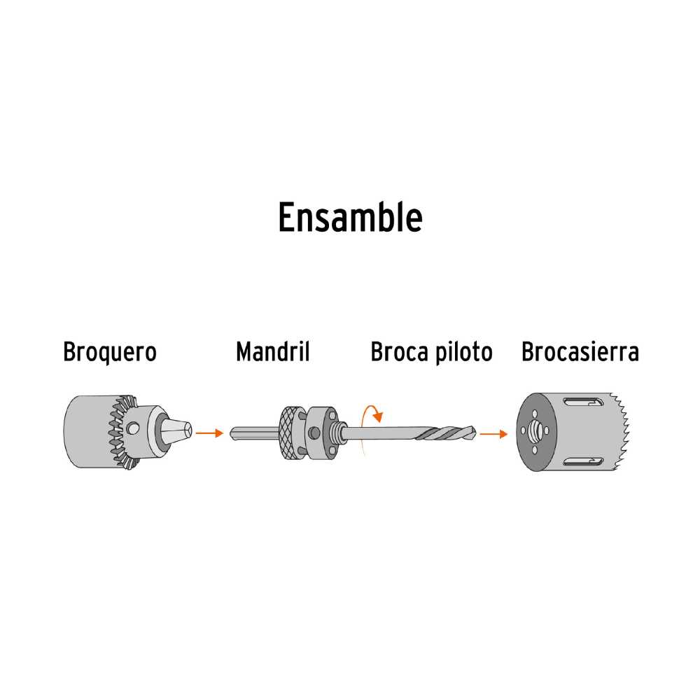 BROCASIERRA BIMETALICA 2" MCA TRUPER