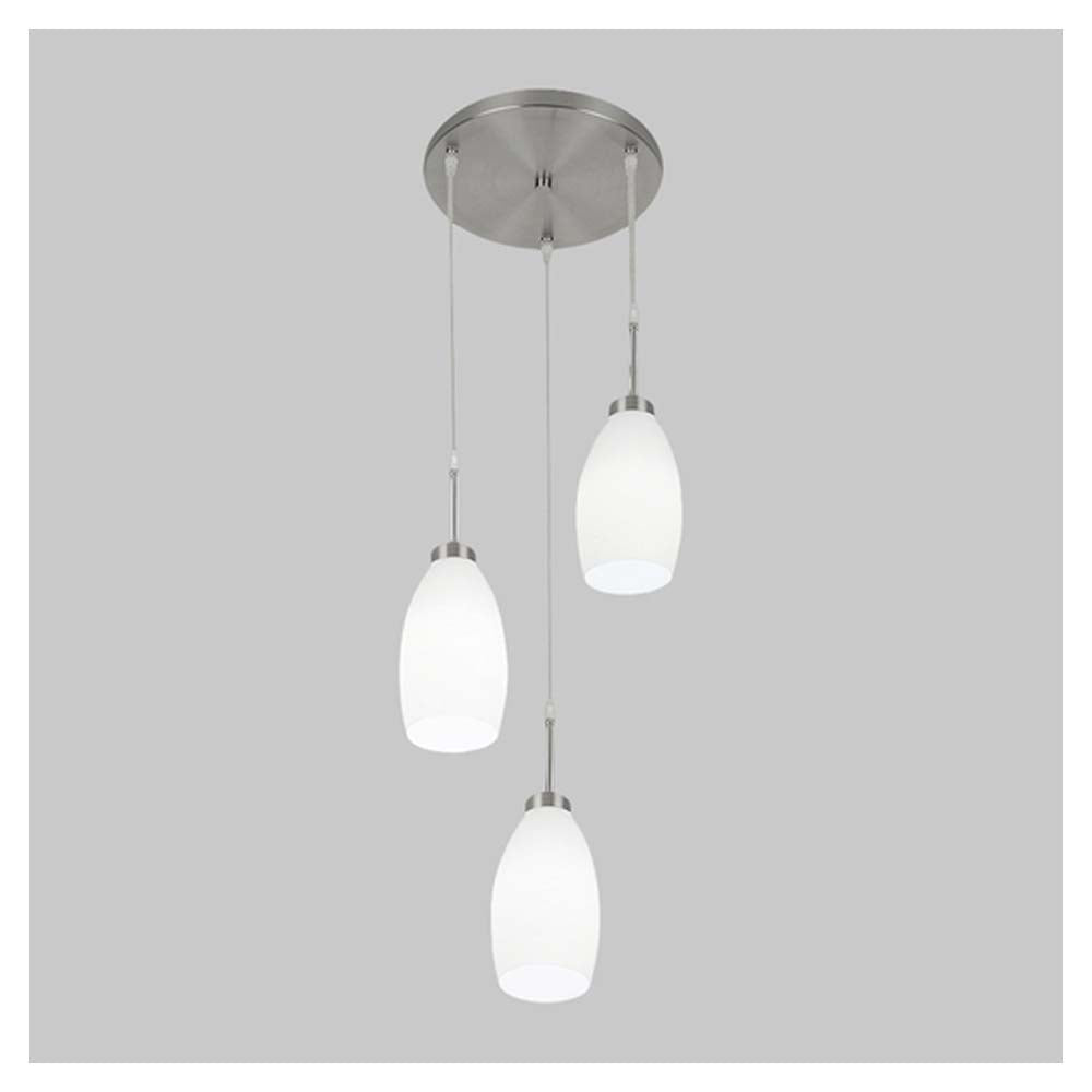 COLGANTE DE CRISTAL TECNOLITE MARUK II 1.49M DE ALTURA 25.5W TRES BASES E27 NO INCLUYE FOCOS