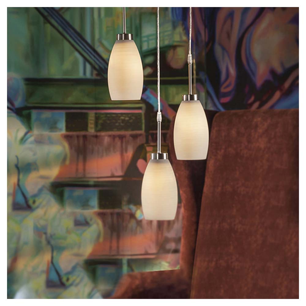 COLGANTE DE CRISTAL TECNOLITE MARUK II 1.49M DE ALTURA 25.5W TRES BASES E27 NO INCLUYE FOCOS