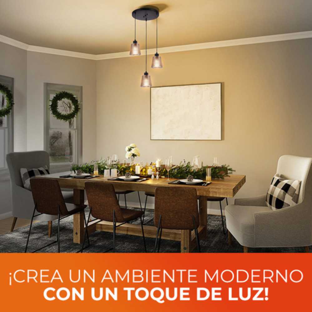 INT S/LAMPARA SUSPENDIDO 100-240V N BIANCA II TECNOLITE ***HAE2025***