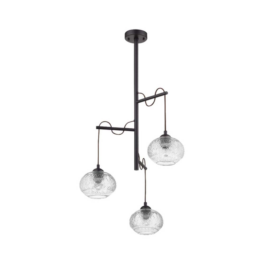 COLGANTE CRISTAL 180W. 3 BASES 1.5MTS. ALTURA DIADEM III E27 NO INCLUYE FOCOS ***TECNOLITE HAE***