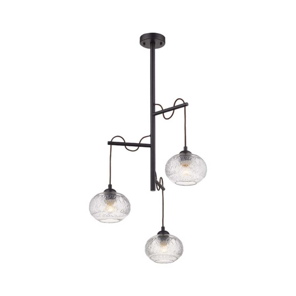 COLGANTE CRISTAL 180W. 3 BASES 1.5MTS. ALTURA DIADEM III E27 NO INCLUYE FOCOS ***TECNOLITE HAE***