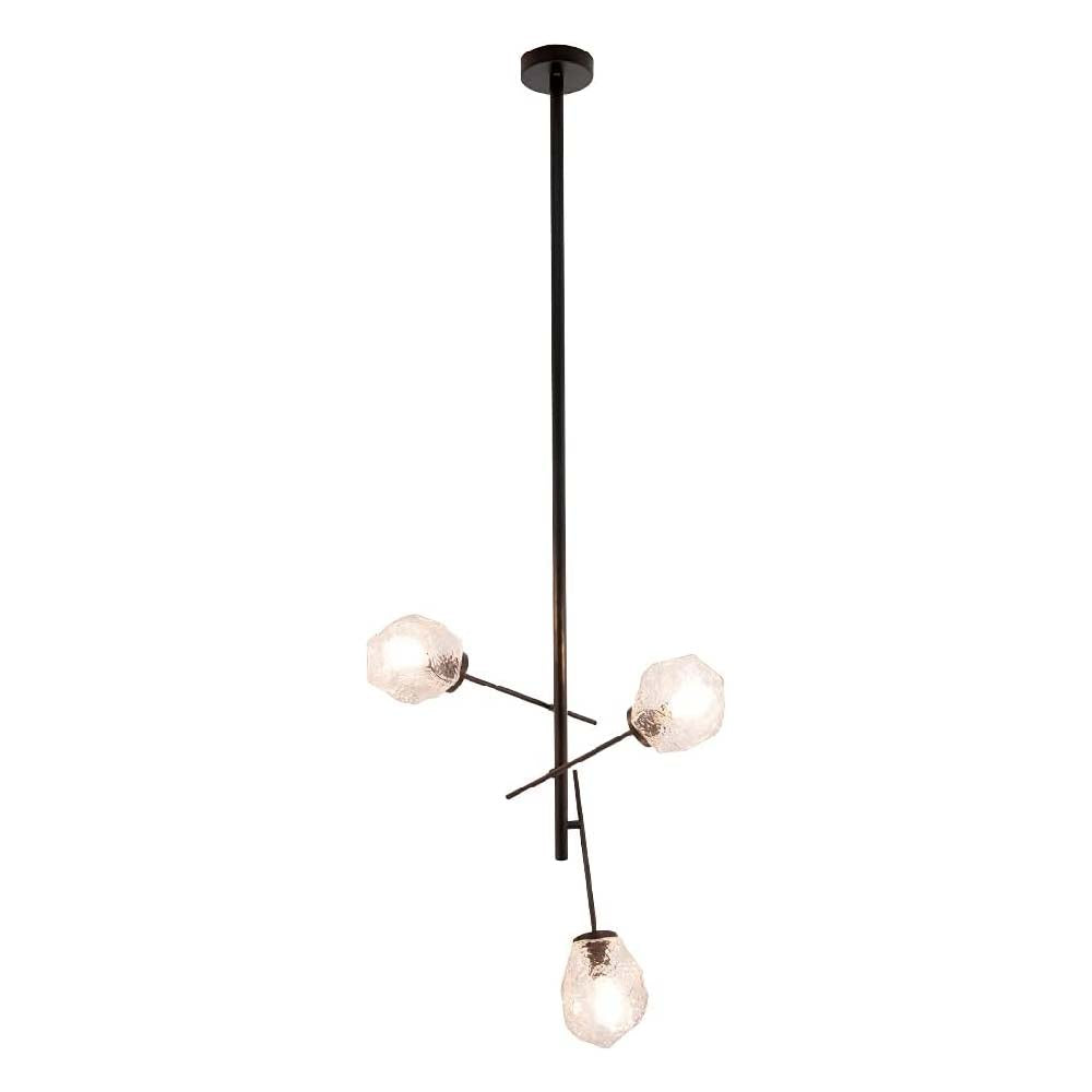 COLGANTE DE CRISTAL TECNOLITE CASTULA II 1.5M DE ALTURA 180W TRES BASES E14 NO INCLUYE FOCOS ***TECNOLITE HAE***