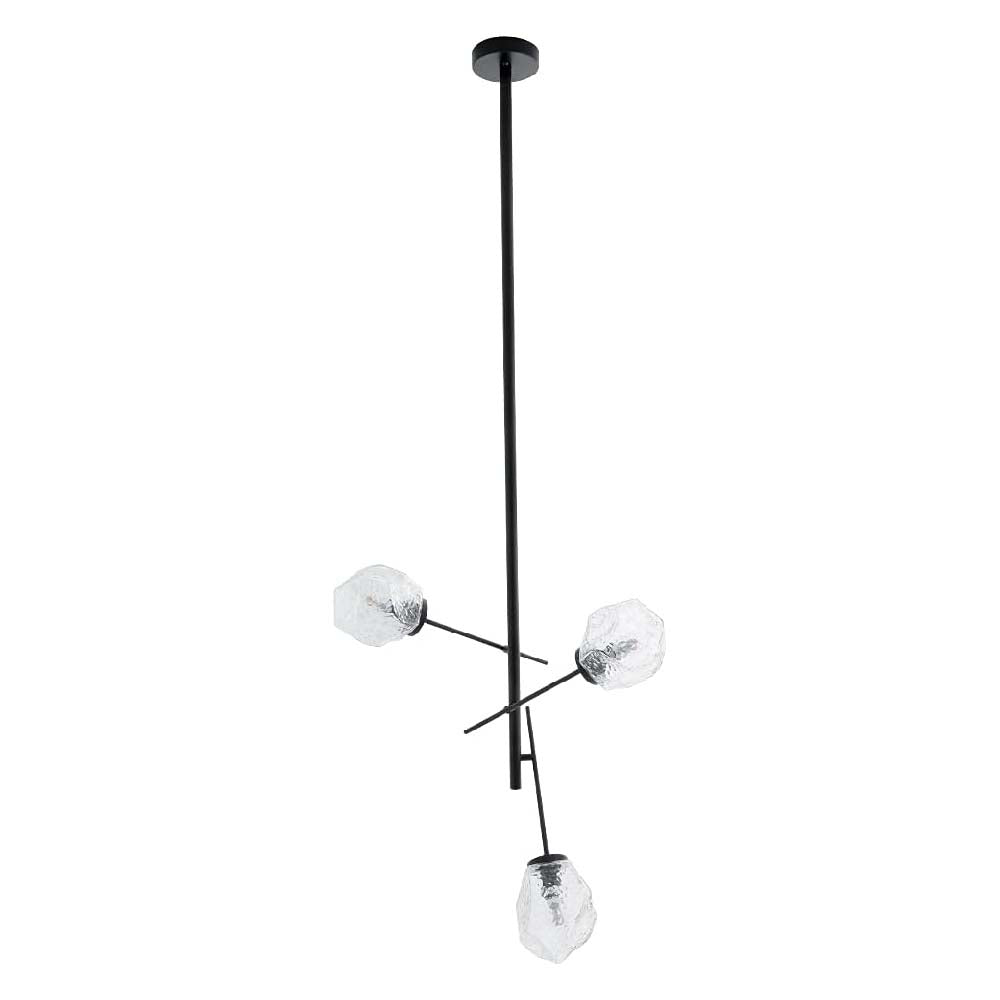 COLGANTE DE CRISTAL TECNOLITE CASTULA II 1.5M DE ALTURA 180W TRES BASES E14 NO INCLUYE FOCOS ***TECNOLITE HAE***