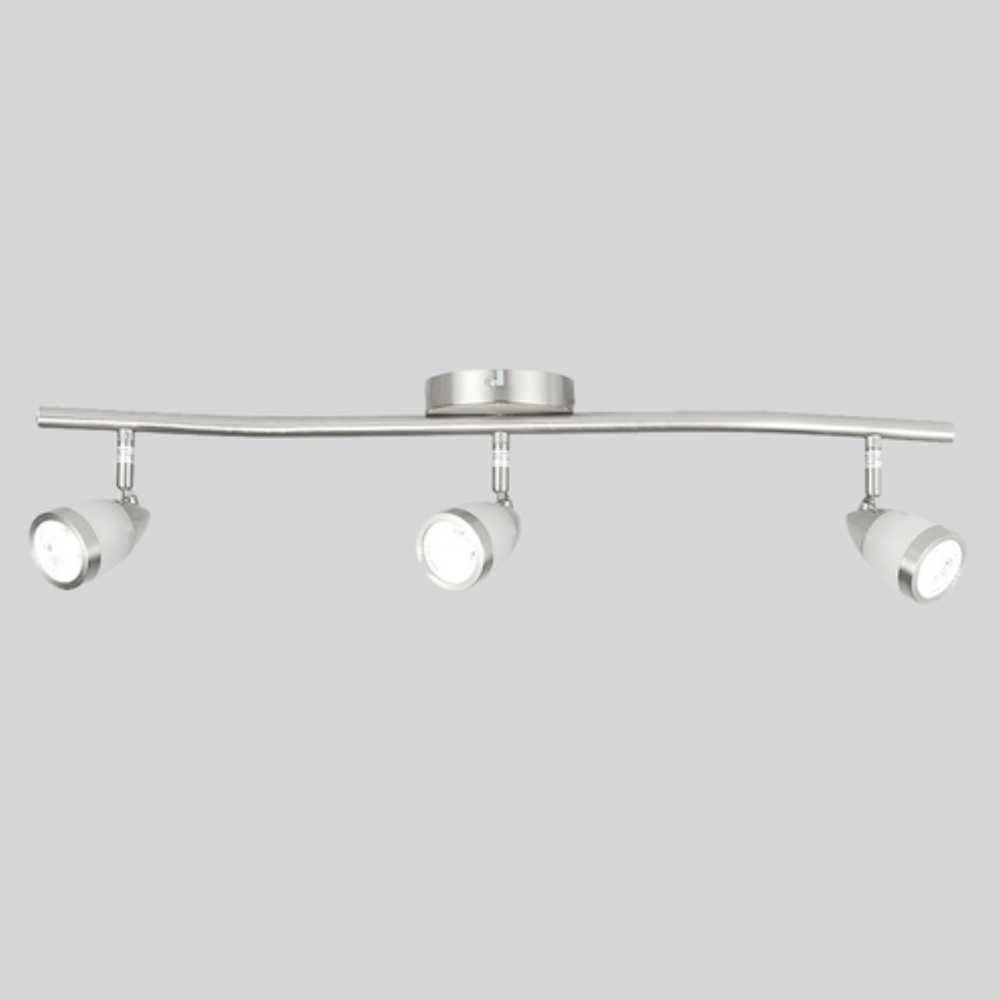 LÁMPARA DE INTERIOR BEJAR II TECNOLIT SPOT DE SOBREPONER DIRIGIBLE TRES BASES GU10 NO INCLUIYE FOCOS