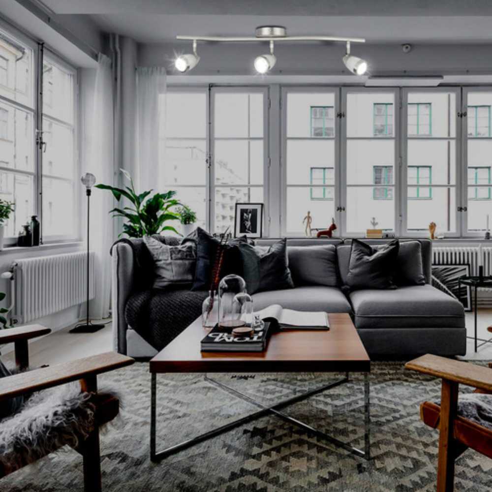 LÁMPARA DE INTERIOR BEJAR II TECNOLIT SPOT DE SOBREPONER DIRIGIBLE TRES BASES GU10 NO INCLUIYE FOCOS