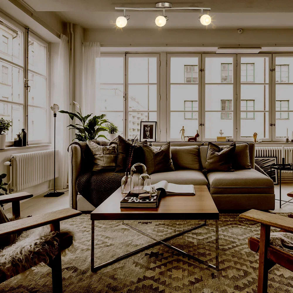 LÁMPARA DE INTERIOR TECNOLITE BALEN I SPOT DE TECHO PARA SOBREPONER TRES BASES G9 DIRIGIBLES NO INCLUYE FOCOS ***TECNOLITE HAE***