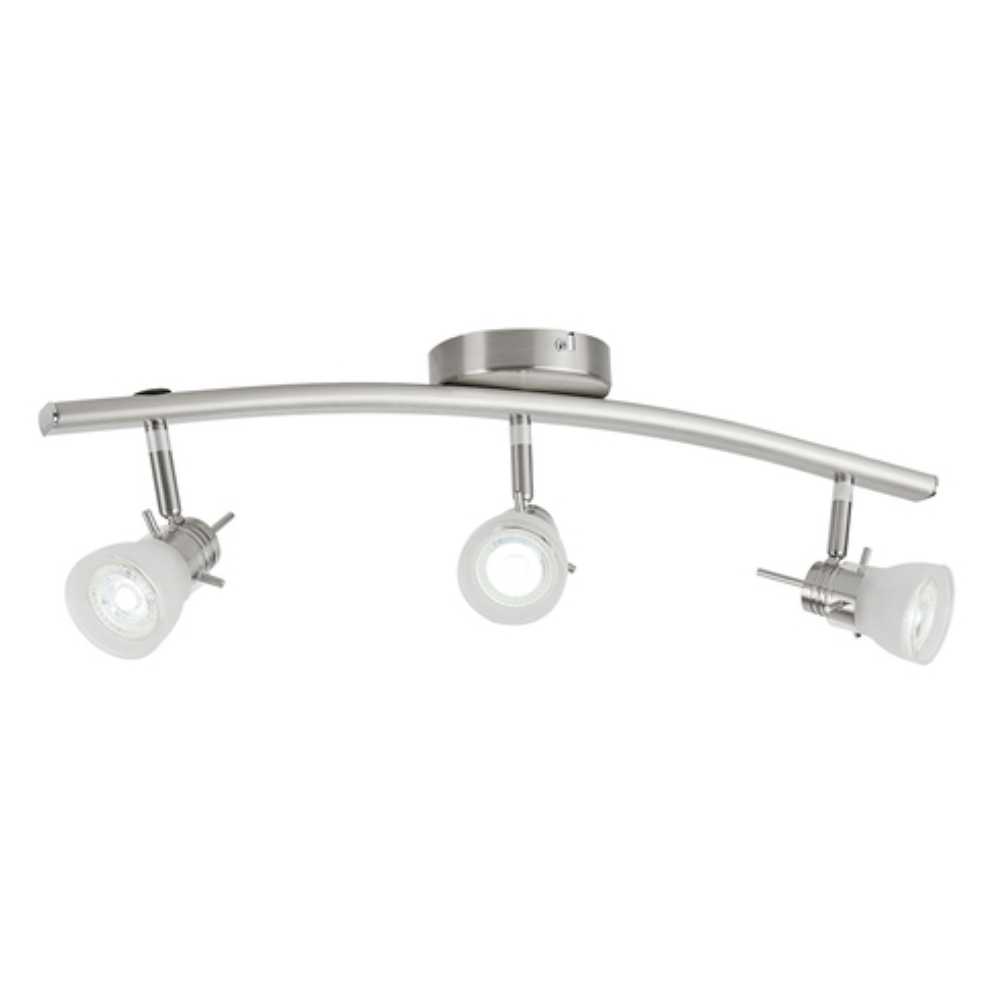 LUM. INT. SOBREP. SPOT 3X150W. 100-240V. DIRIGIBLE SATINADO BARCELO I