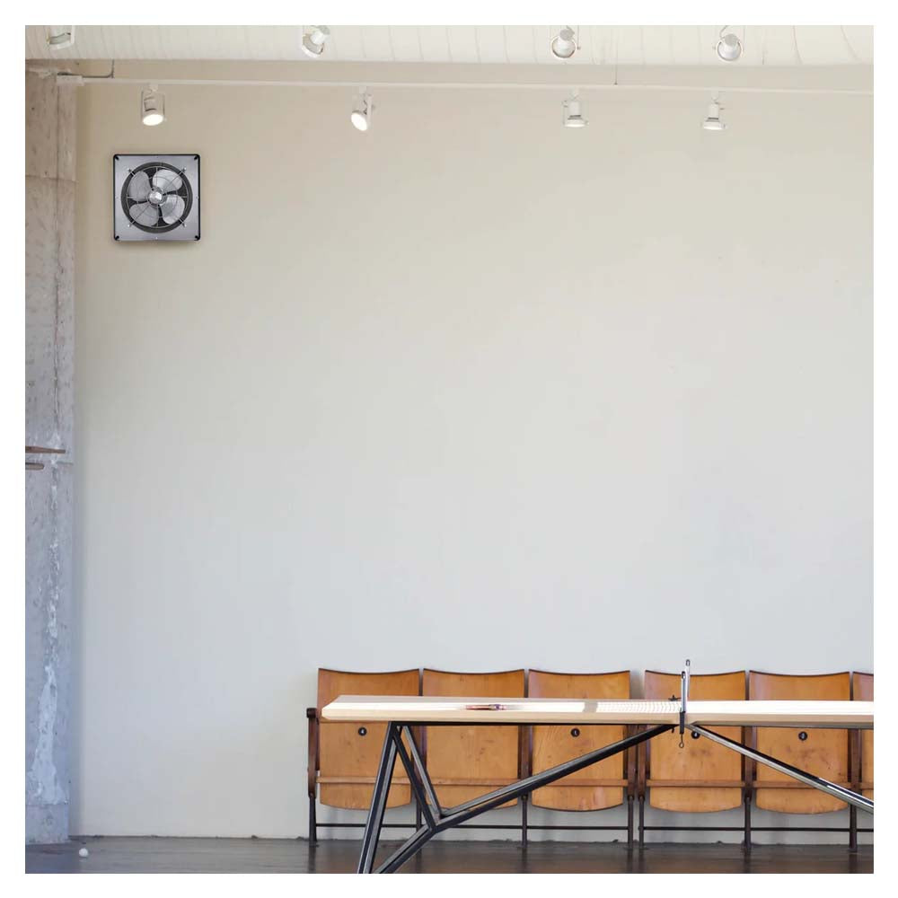 EXTRACTOR INDUSTRIAL METALICO C/REJILLA 14PG P/MURO ESTEVEZ