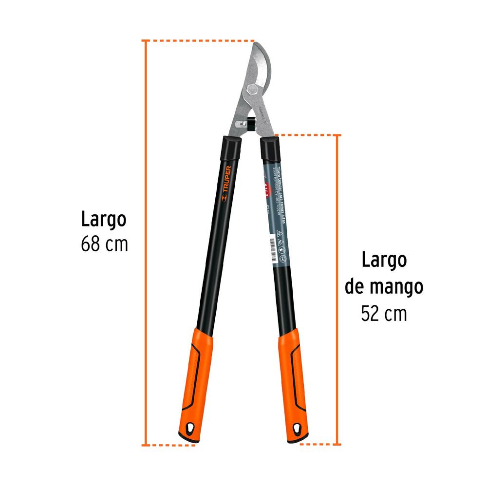 TIJERA P/RAMAS 21" MANGOS TUBULARES