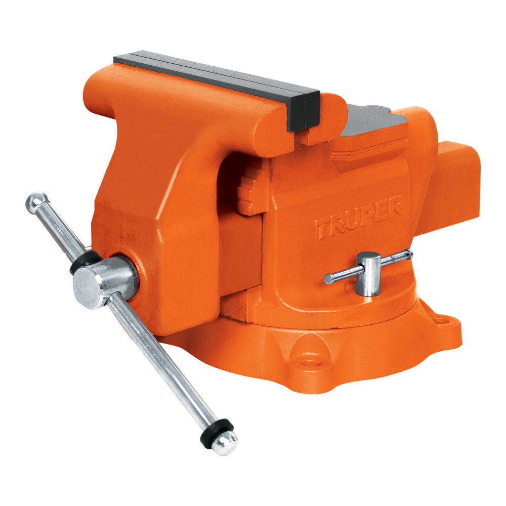 TORNILLO DE BANCO INDUSTRIAL 8" ACERO 31.5 KG MCA TRUPER MECANICA