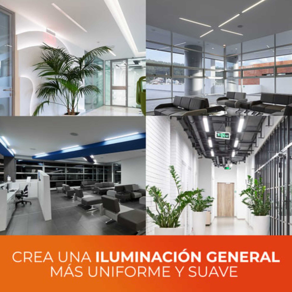 LINEAL INT LED 18W100-240V1620LM4000K B LEDA I TECNOLITE