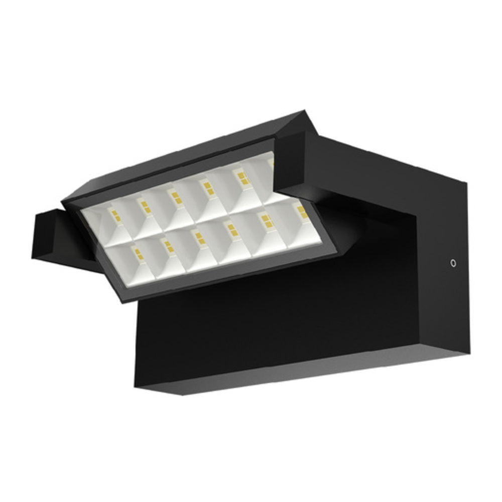 LAMPARA DE PARED ARBOTANTE LED DIRIGIBLE 18 W LUZ CALIDA BRILLANTE IP65 IK06 NO ATENUABLE LED INTEGRADO