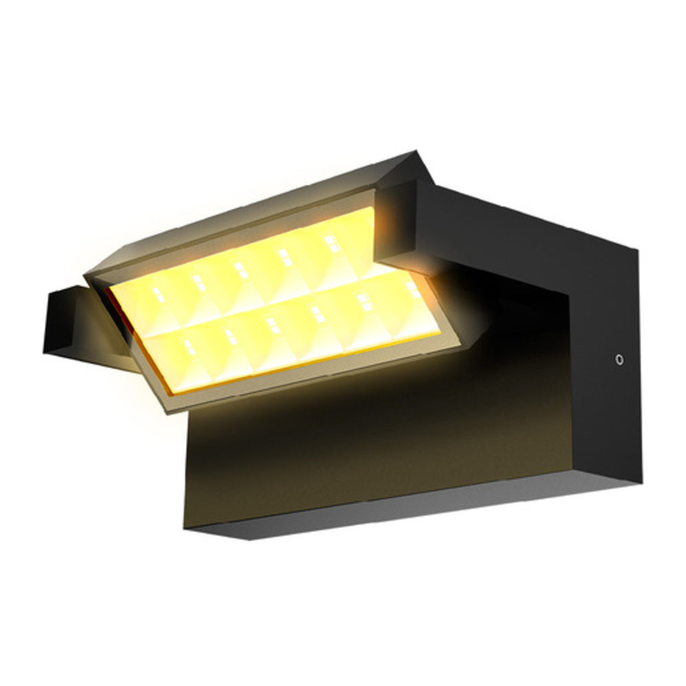 LAMPARA DE PARED ARBOTANTE LED DIRIGIBLE 18 W LUZ CALIDA BRILLANTE IP65 IK06 NO ATENUABLE LED INTEGRADO