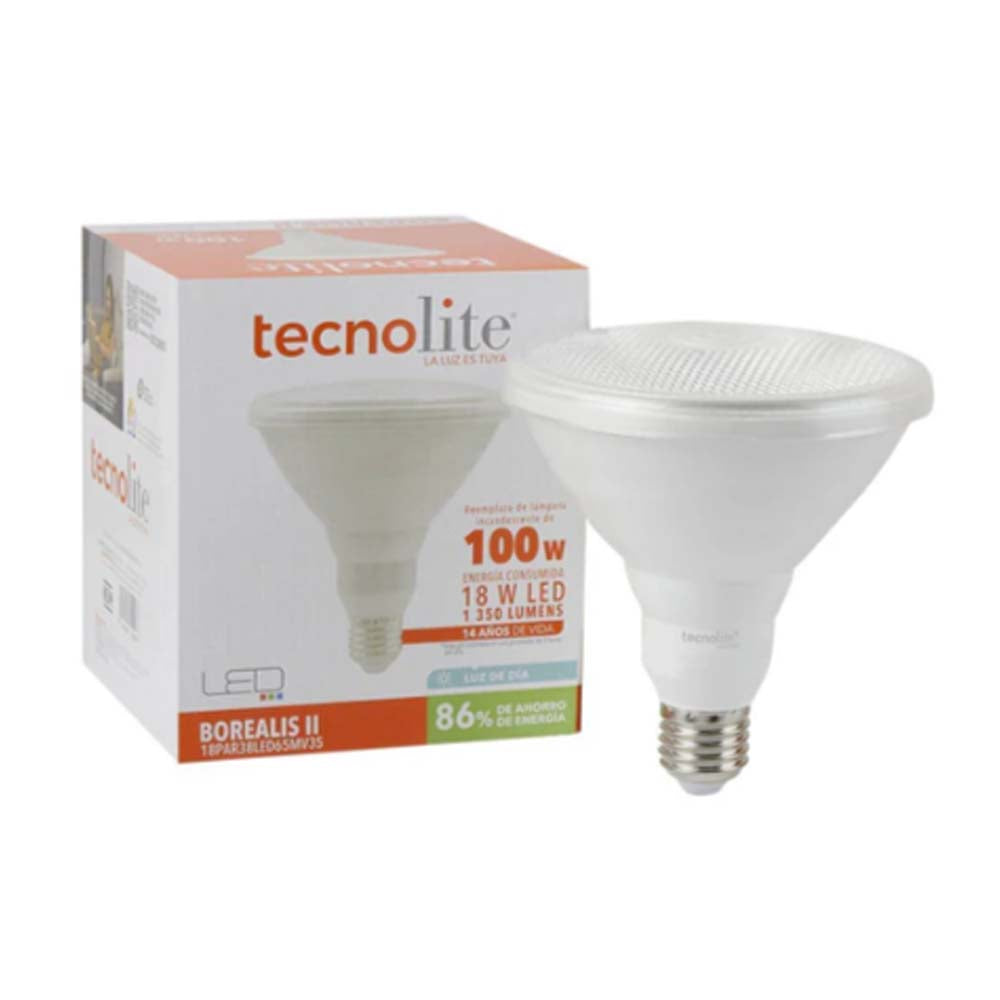 FOCO LED TECNOLITE BOREALIS II PAR38 18W LUZ DE DÍA BASE E27 NO ATENUABLE *** OFRECER 80495 ***