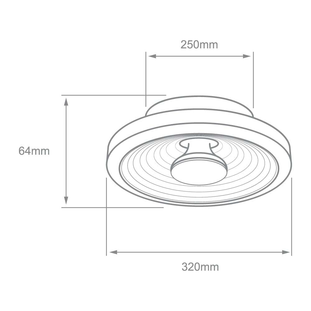 LAMPARA PLAFON LED TECHO 18W LUZ BLANCA AJUSTABLE IP54 IK06 NO ATENUABLE NGO