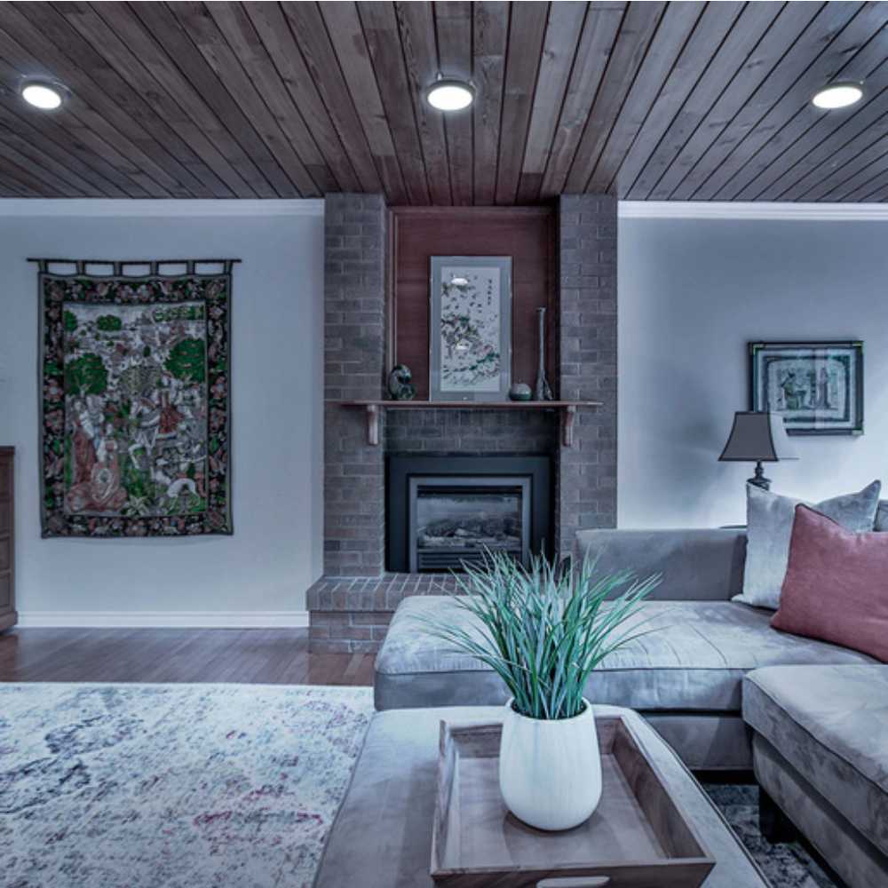 LUM LED SOBREPONER REDONDO 18W 6500K 100-240V NEGRO