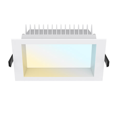 LAMPARA DOWNLIGHT LED EMPOTRABLE 18W LUZ BLANCA AJUSTABLE ANTIPARPADEO NO ATENUABLE