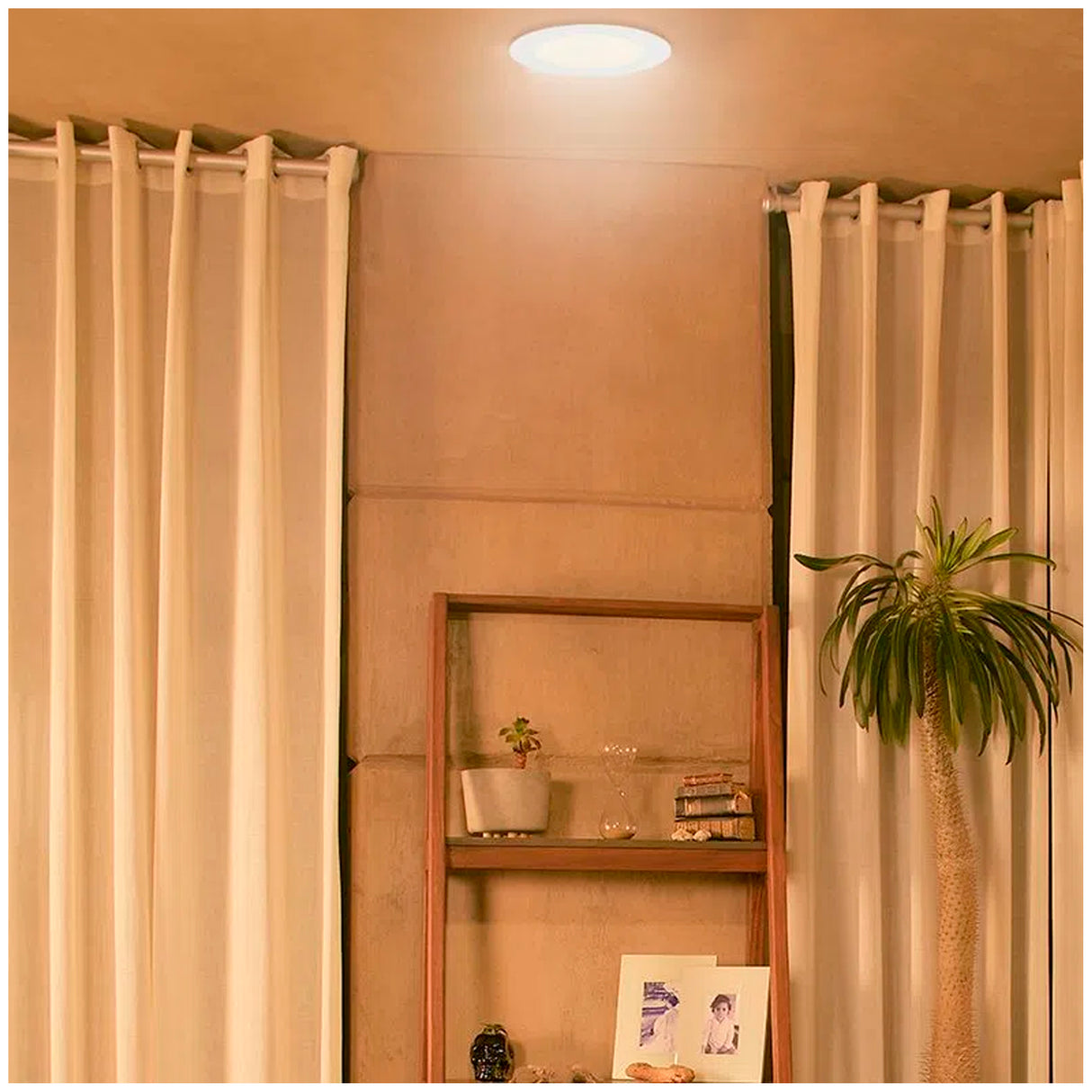 LÁMPARA DE INTERIOR EMPOTRABLE BUCARAMANGA VIII TECNOLITE NO ATENUABLE 18W LED INTEGRADO LUZ SUAVE CÁLIDA