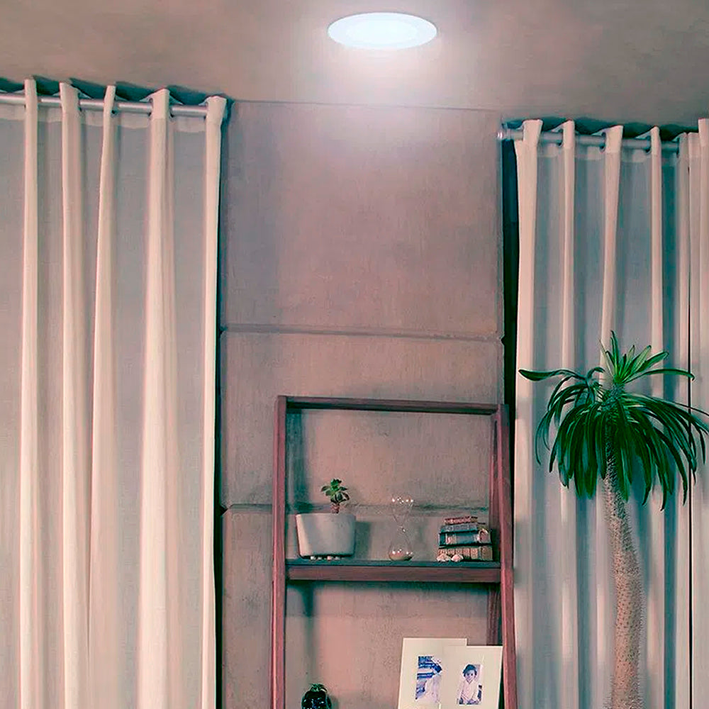 KIT DE 10 PIEZAS DE LAMPARA EMPOTRABLE COLOR BLANCO DE 18 W BUCARAMANGA VIII 18YDLED430MV65B TECNOLITE