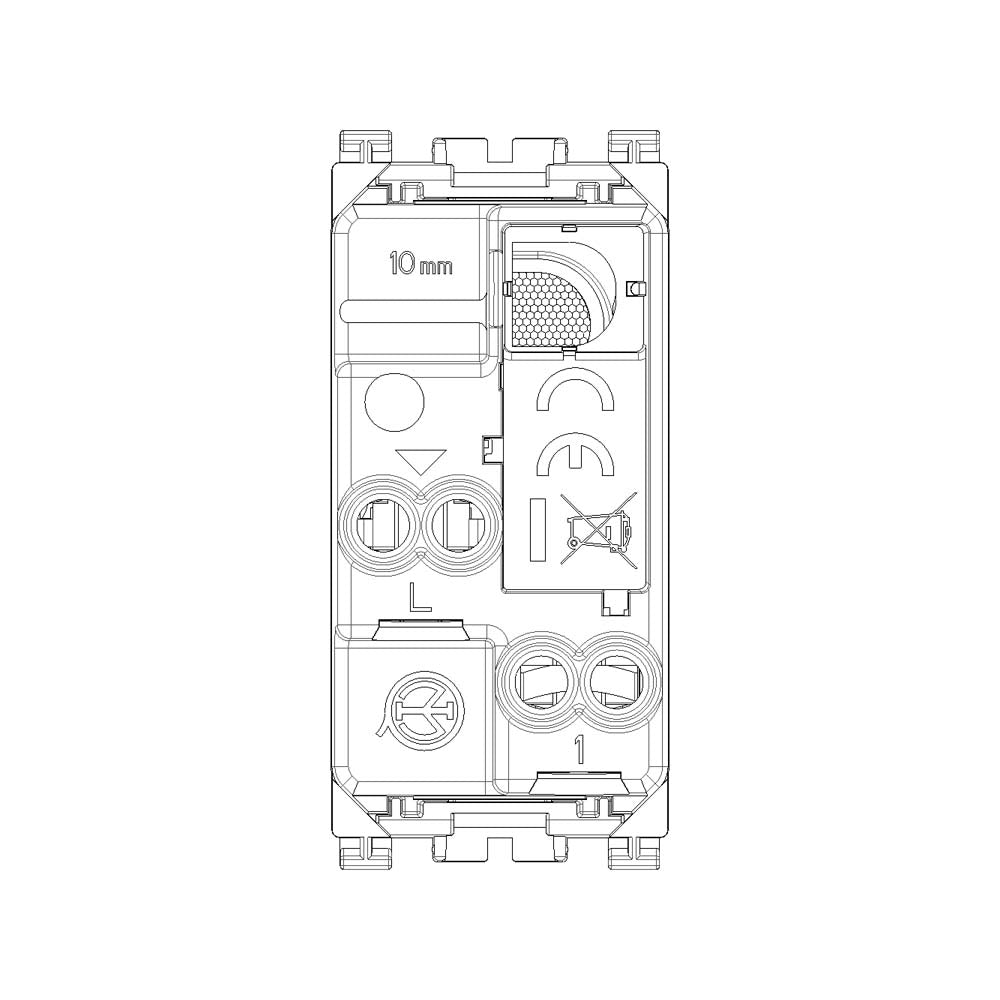 INTERRUPTOR 1P 10AX. 250V. ILUMINABLE 1 MOD. GRIS ARKE VIMAR