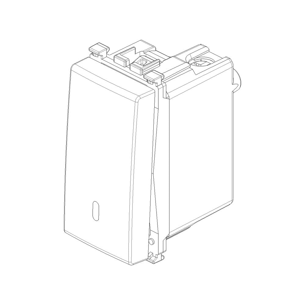 INTERRUPTOR 1P 10AX. 250V. ILUMINABLE 1 MOD. GRIS ARKE VIMAR