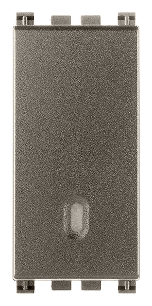 INTERRUPTOR 1P 16AX. 250V. ILUMINABLE 1 MOD. METAL ARKE VIMAR ***HAE 2024***