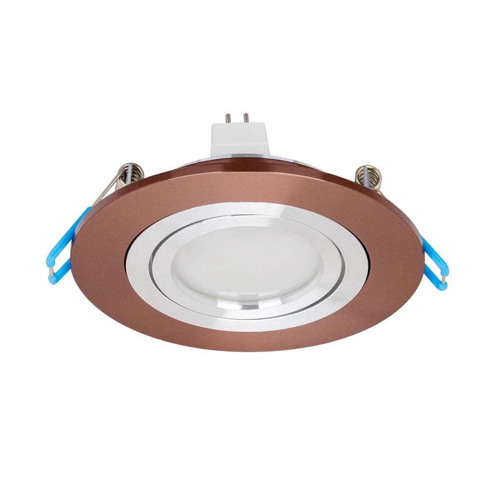 LUMINARIO LUXE COBRE DIRIGIBLE MR16 GU5.3 50W (INCL LAMPARA) ESTEVEZ